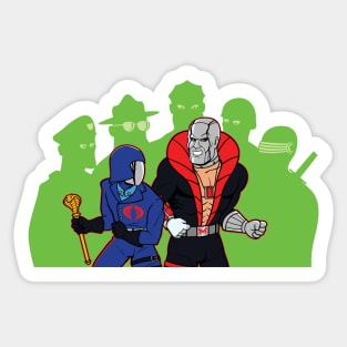 The Cobra Duo! Sticker